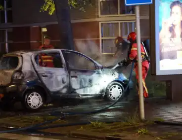 Politie pakt verdachte na autobrand