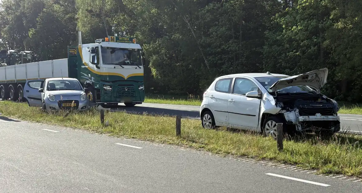 Verkeersongeval veroorzaakt vertraging