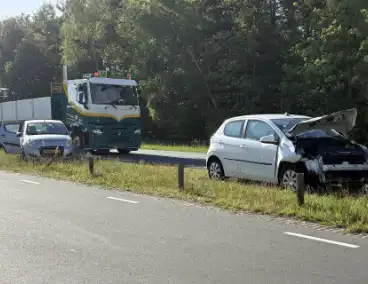 Verkeersongeval veroorzaakt vertraging