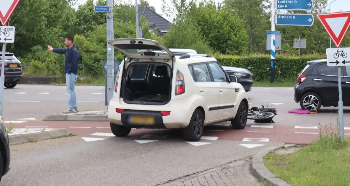 Ongeval met fietser en automobilist