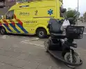 Scootmobielrijder gewond na ongeval