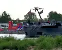 Aanvaring op de Waal tussen tanker en duwstel