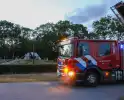Brandweer bevrijdt kind uit basketbalnet
