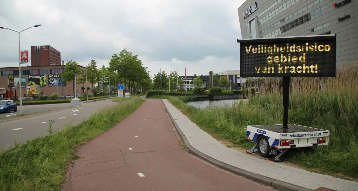 Veiligheidsrisicogebied ingesteld rond evenementenhal