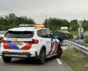 Ongeval met meerdere voertuigen en lantaarnpaal