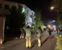 Brand in oud kantoorpand