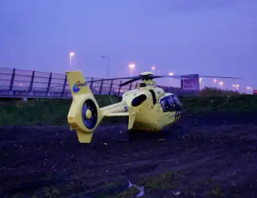 Traumahelikopter opgeroepen bij medisch incident