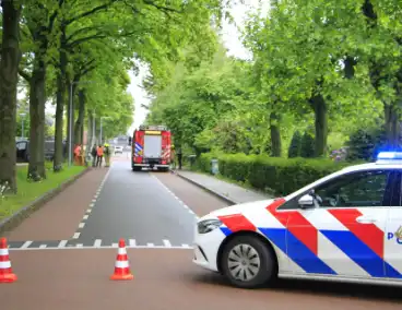 Gaslek ontdekt tijdens werkzaamheden