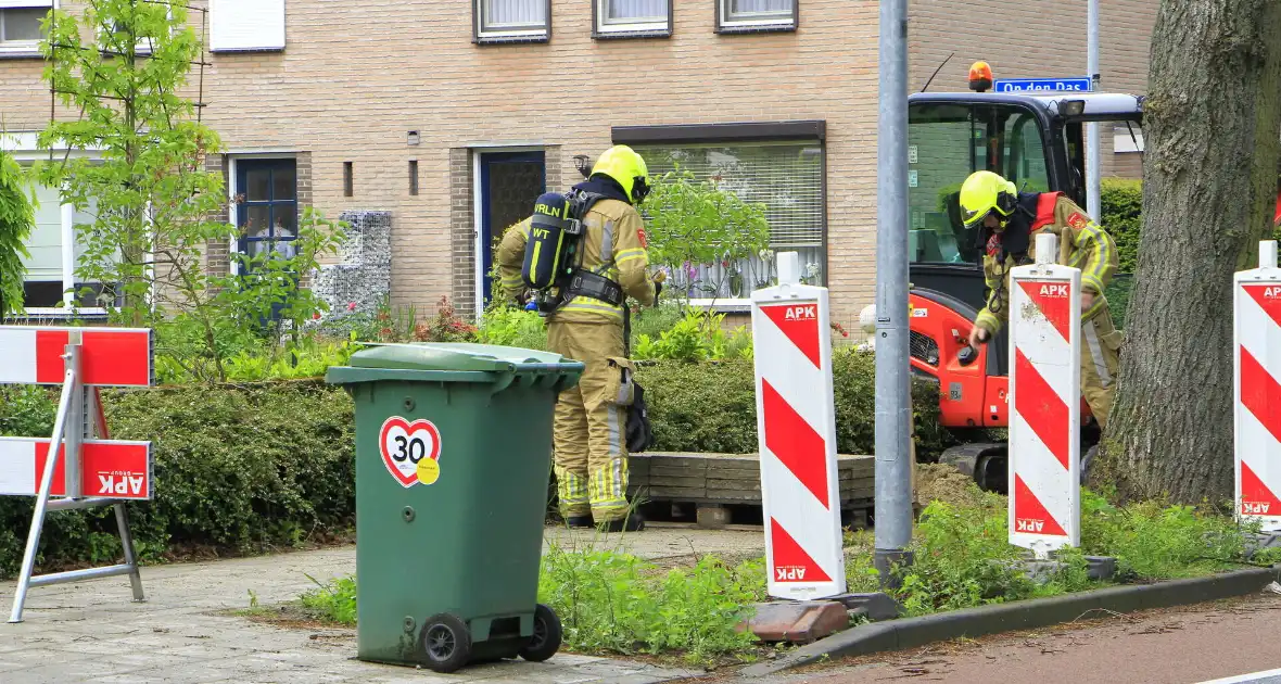 Gaslek ontdekt tijdens werkzaamheden - Foto 12