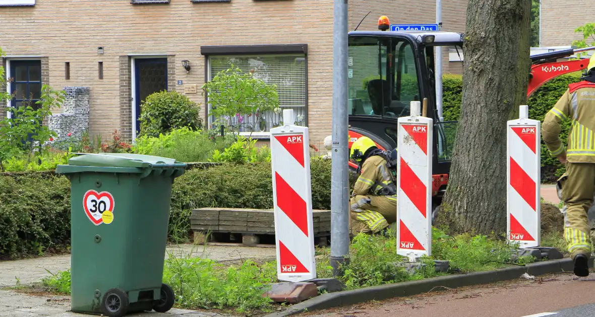 Gaslek ontdekt tijdens werkzaamheden - Foto 9