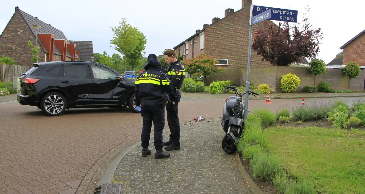 Scooterbotser gewond bij ongeval