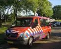 Brandweer redt aalscholver