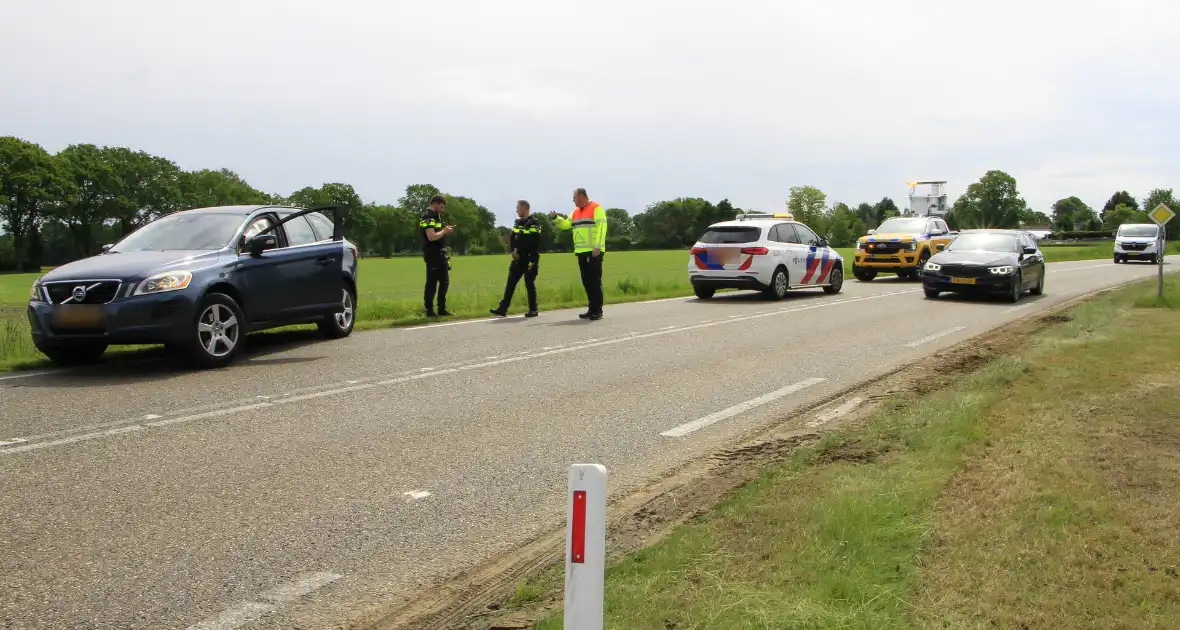 Bestuurder raakt van de weg na black-out