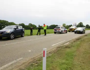Bestuurder raakt van de weg na black-out