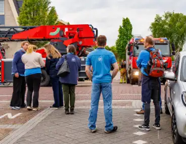 Brand in magazijn van Albert Heijn leidt tot ontruiming