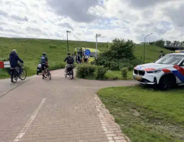 Fietser raakte gewond bij aanrijding
