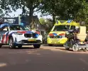 Scootmobielrijder gewond na val