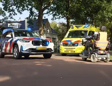 Scootmobielrijder gewond na val
