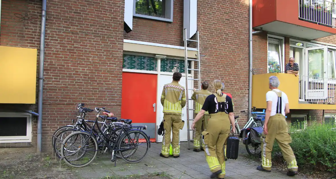 Kinderen helpen brandweer bij bevrijding van vastzittende kraai - Foto 9