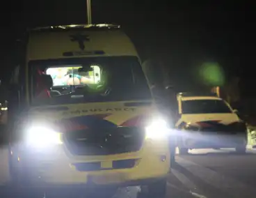 Brommerrijder komt ten val tijdens ongeval