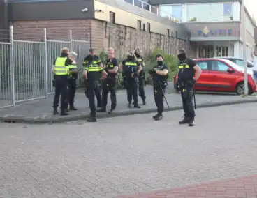 Politie bemiddelt tijdens protest