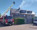 Flinke brand op dak van woning