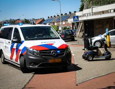 Oude man gewond bij ongeval met scootmobiel