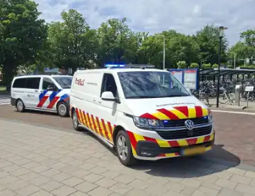 Verstoring treinverkeer door persoon op het spoor