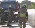 Brandweer bestrijdt flinke duinbrand