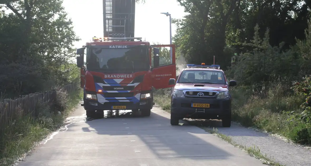 Brandweer bestrijdt flinke duinbrand - Foto 4