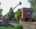 Woningbrand op bovenverdieping geblust