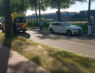 Kind op fatbike aangereden door auto