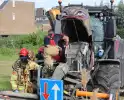 Brand in landbouwvoertuig zonder gewonden