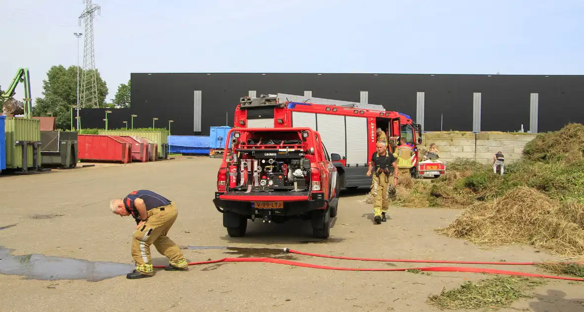 Buitenbrand veroorzaakt door hooibroei - Foto 1
