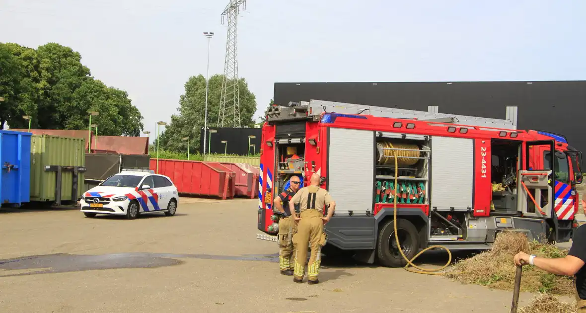Buitenbrand veroorzaakt door hooibroei - Foto 10