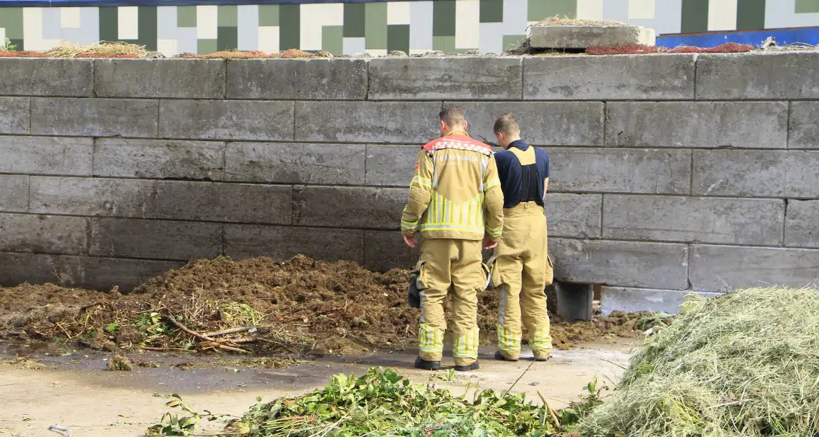 Buitenbrand veroorzaakt door hooibroei - Foto 2