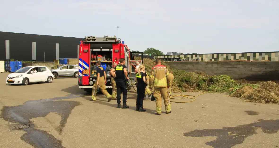 Buitenbrand veroorzaakt door hooibroei - Foto 9