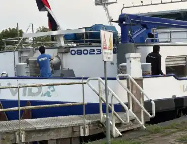 Brand op boot snel geblust