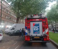 Brandweer ingezet voor brand in portiek