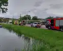 Geen gewonden bij voertuig te water