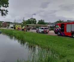 Geen gewonden bij voertuig te water
