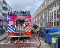 Gebouwbrand veroorzaakt sterke rooklucht
