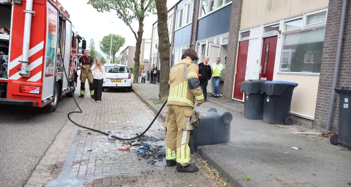 Containerbrand vergt inzet van brandweer