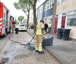 Containerbrand vergt inzet van brandweer