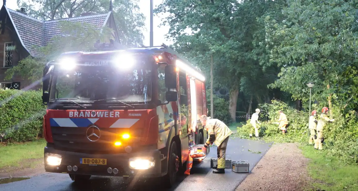 Boom valt op geparkeerde auto - Foto 5