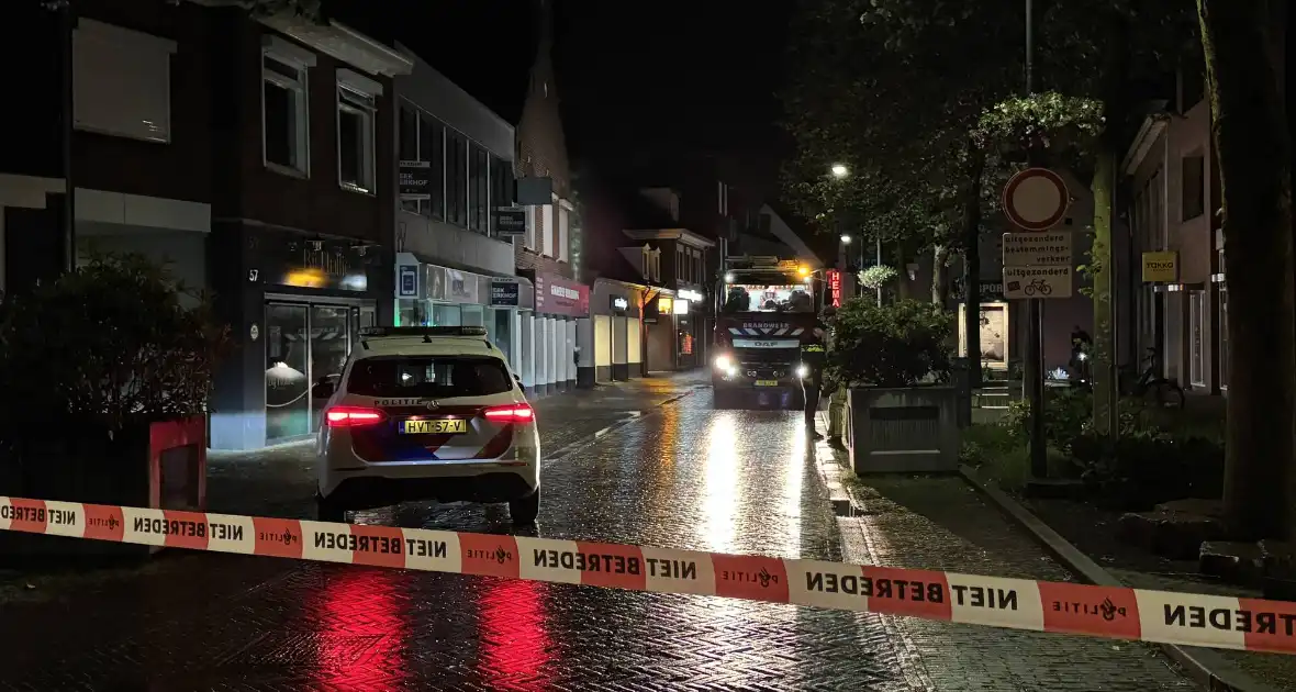 Alarmsysteem veroorzaakt rookontwikkeling in winkel