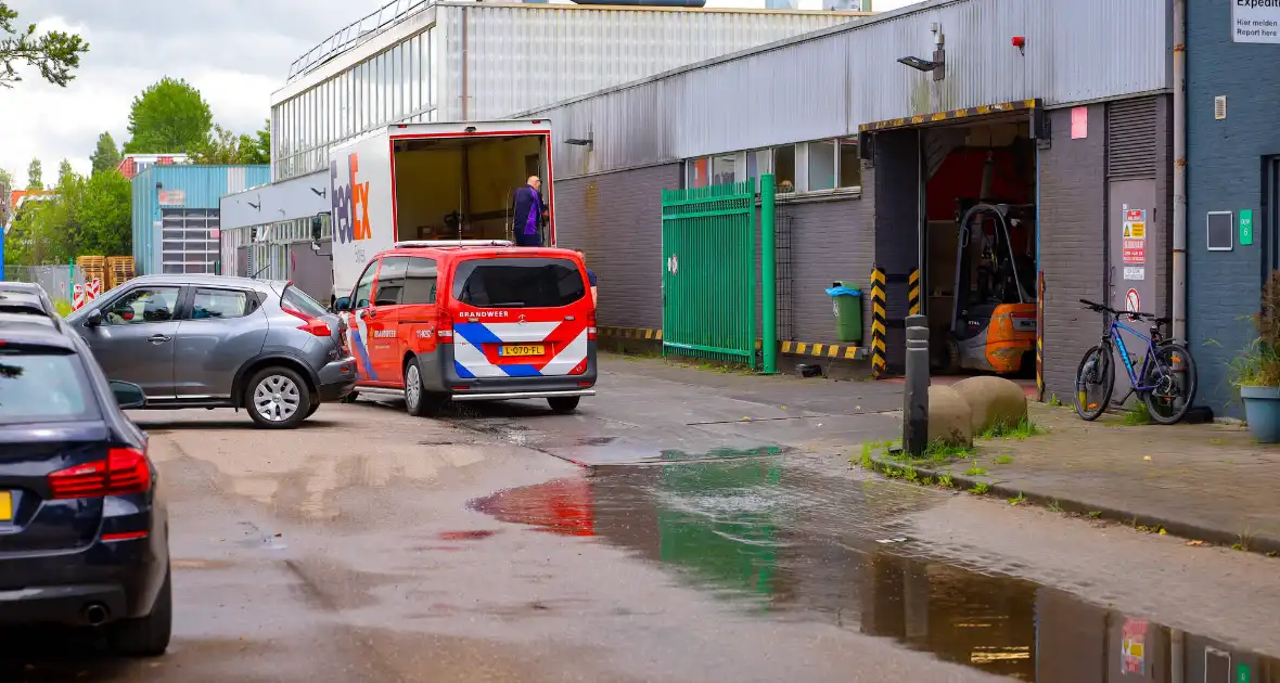 Brand in bedrijf door elektrische pompwagen