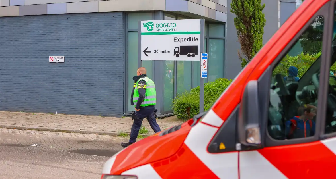 Brand in bedrijf door elektrische pompwagen - Foto 1