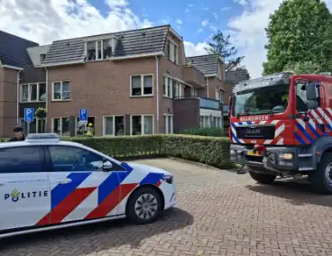 Brand in prullenbak geblust