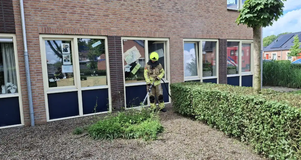 Brand in prullenbak geblust - Foto 1